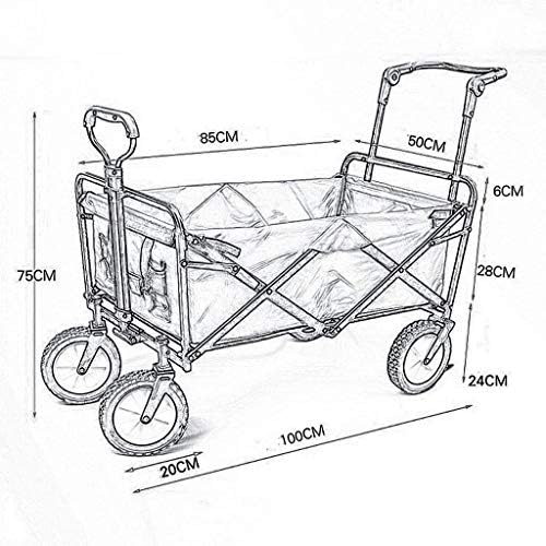 🛒 Foldable Shopping Cart 🚶‍♀️✨ Easy Carry & Outdoor Fun 🌿💖