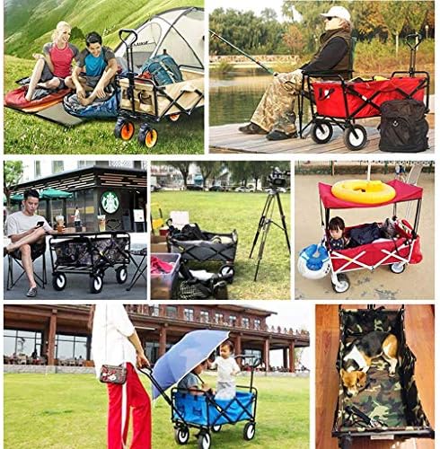 🛒 Foldable Shopping Cart 🚶‍♀️✨ Easy Carry & Outdoor Fun 🌿💖