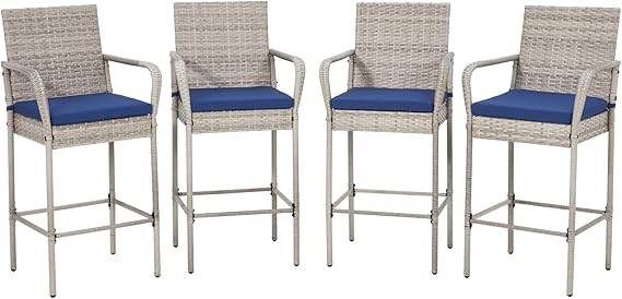 🍹 Outdoor Barstools 🪑✨ Stylish & Weatherproof Seating 🌞🌿