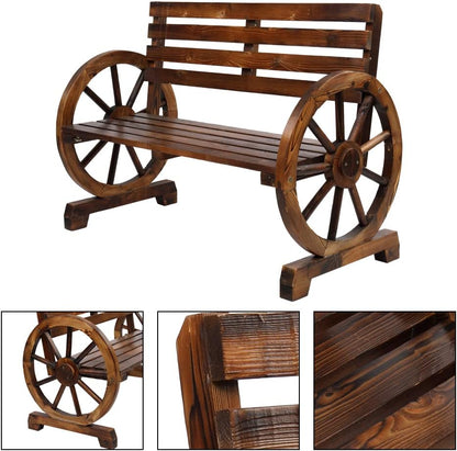 🌞 2-Person Outdoor Bench for Cozy Relaxation 🪑💚 Perfect for Your Backyard! 🌿