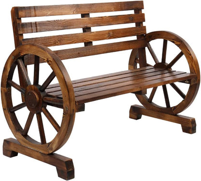 🌞 2-Person Outdoor Bench for Cozy Relaxation 🪑💚 Perfect for Your Backyard! 🌿
