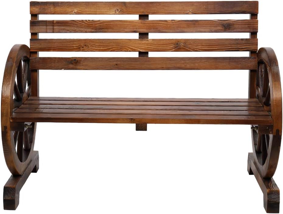 🌞 2-Person Outdoor Bench for Cozy Relaxation 🪑💚 Perfect for Your Backyard! 🌿