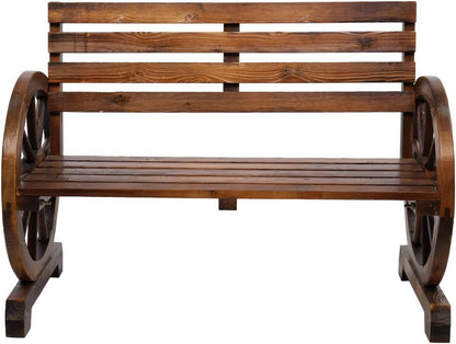 🌞 2-Person Outdoor Bench for Cozy Relaxation 🪑💚 Perfect for Your Backyard! 🌿
