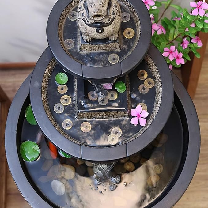 💧 Elegant Outdoor Fountain 🌿✨ Jar-Shaped Serenity 🌸🕊️