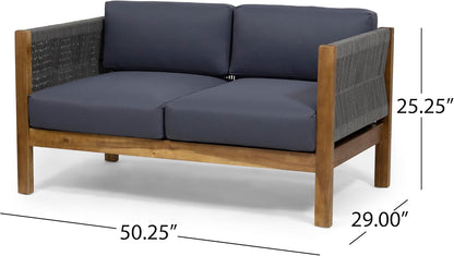 🌿 Cozy Outdoor Loveseat 🛋️ Perfect Patio Vibes ☀️✨