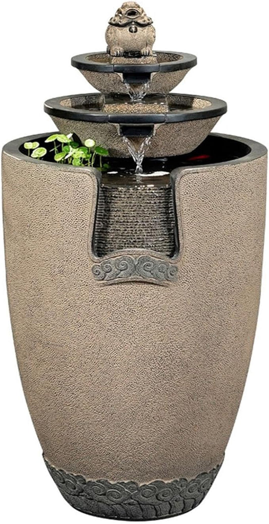 💧 Elegant Outdoor Fountain 🌿✨ Jar-Shaped Serenity 🌸🕊️