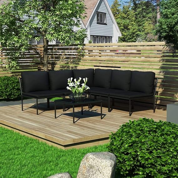 🌿 Cozy Garden Sofa Set 🛋️✨ Perfect Outdoor Chill ☀️🍃