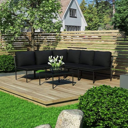 🌿 Cozy Garden Sofa Set 🛋️✨ Perfect Outdoor Chill ☀️🍃
