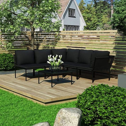 🌿 Cozy Garden Sofa Set 🛋️✨ Perfect Outdoor Chill ☀️🍃