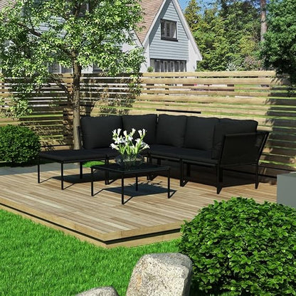 🌿 Cozy Garden Sofa Set 🛋️✨ Perfect Outdoor Chill ☀️🍃