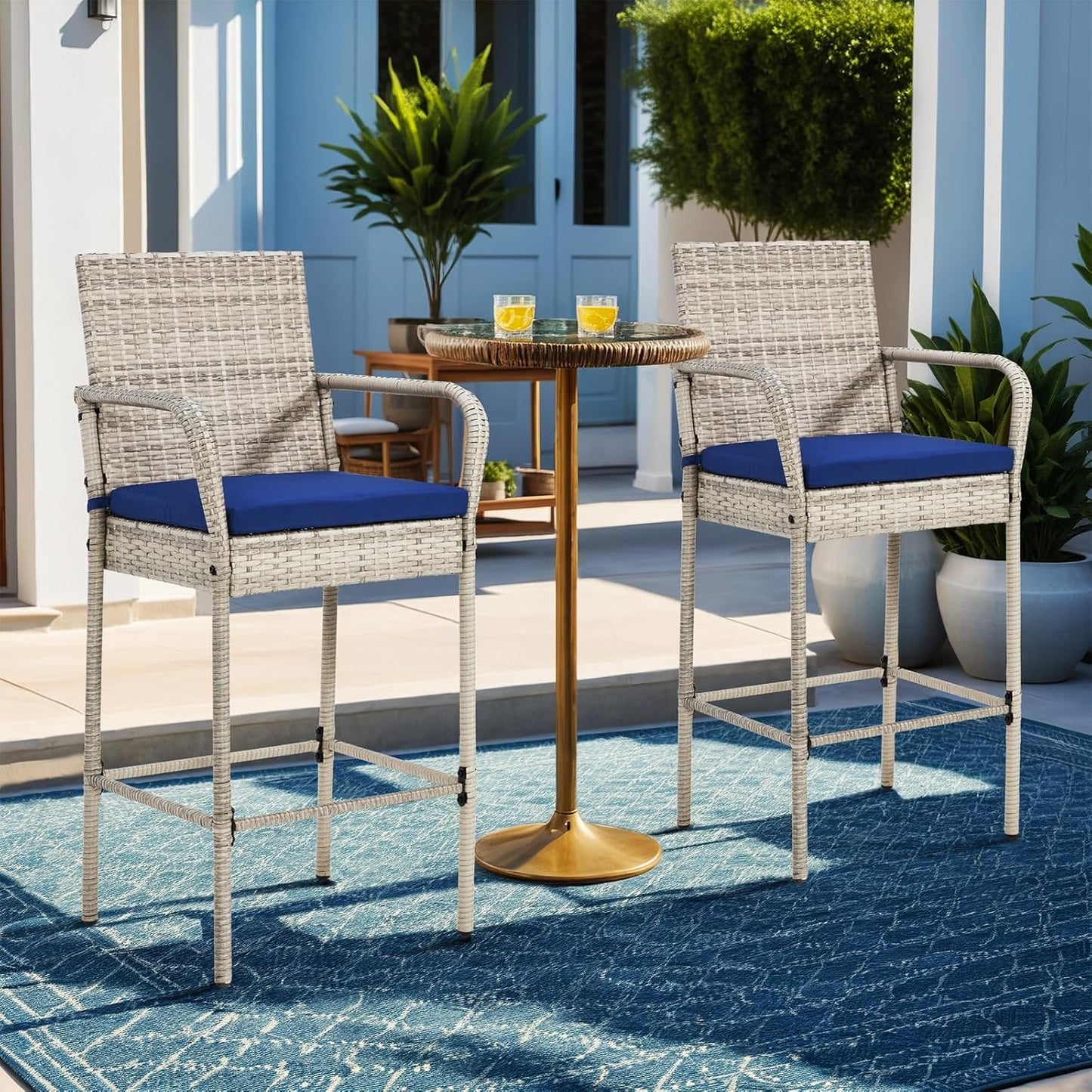 🍹 Outdoor Barstools 🪑✨ Stylish & Weatherproof Seating 🌞🌿