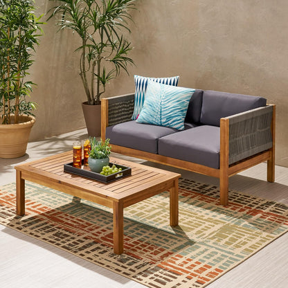 🌿 Cozy Outdoor Loveseat 🛋️ Perfect Patio Vibes ☀️✨