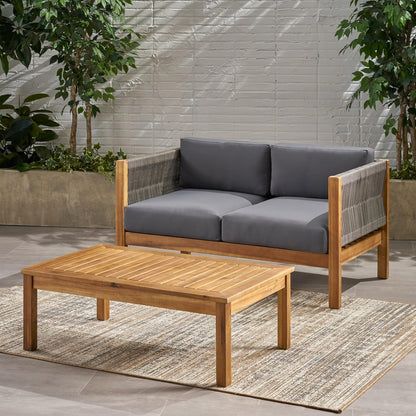🌿 Cozy Outdoor Loveseat 🛋️ Perfect Patio Vibes ☀️✨